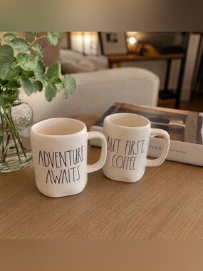 New Rae Dunn Set of two mugs